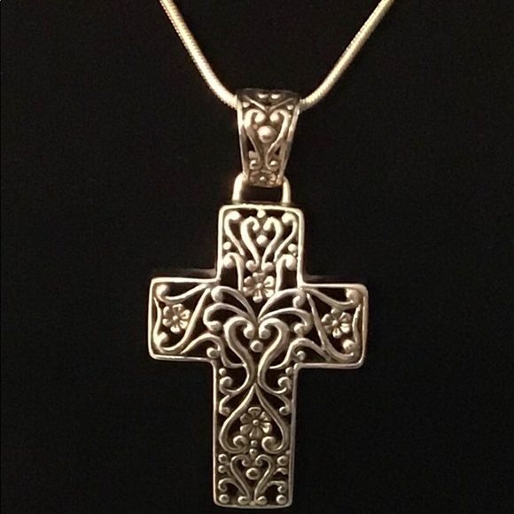 Carolyn Pollock Vintage Sterling‎ Silver Pendant - Picture 2 of 7